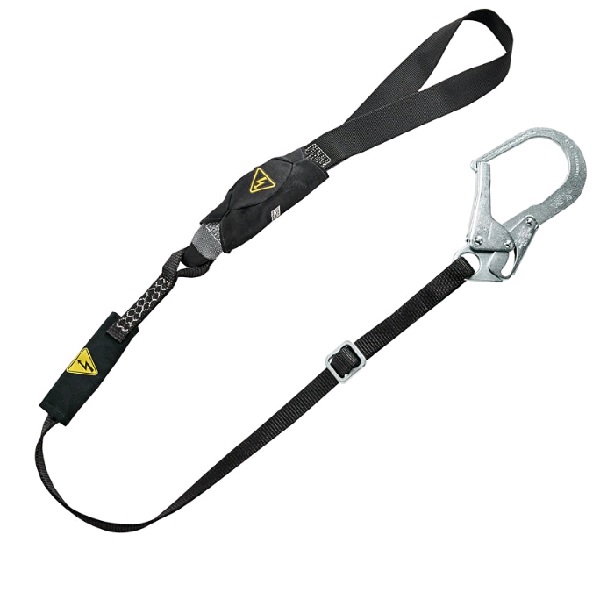 V-Series utility single-leg adjustable energy absorbing lanyard, 6',36C small snaphooks, ANSI Z359.13-2013 - Lanyards